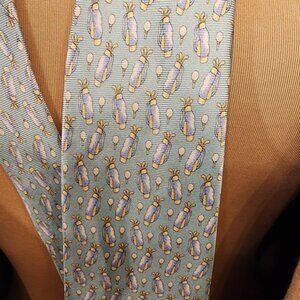 Golf clubs Necktie 100% silk  FATHERS DAY Gift  GOLF